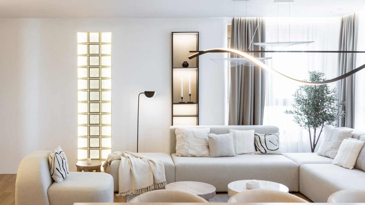 Zen u visinama: Enterijer stana u Beogradu na 21. spratu koji beži od prestoničkog haosa