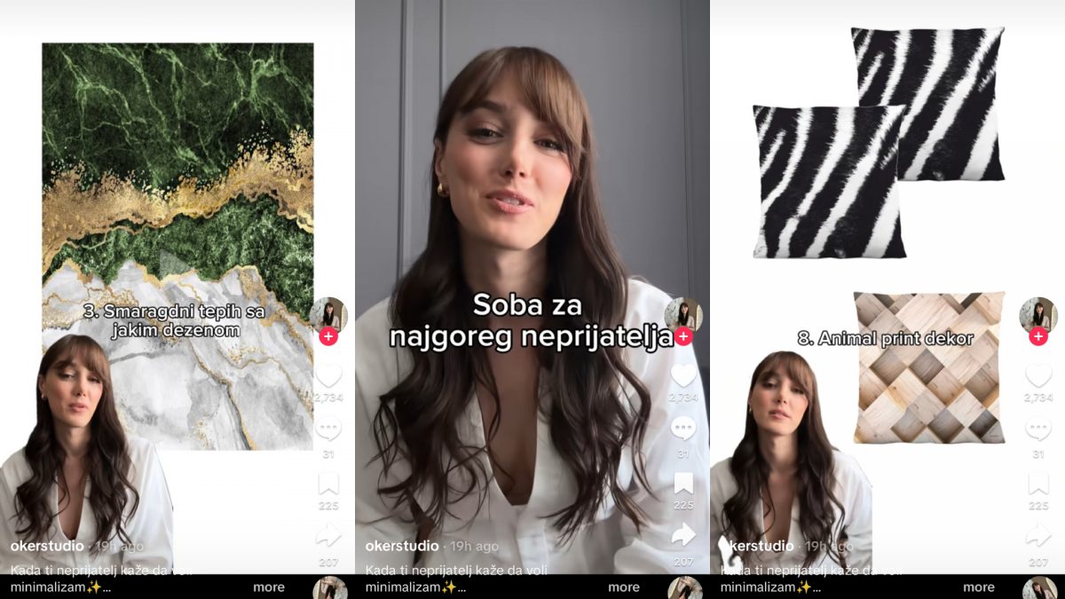 Enterijer iz pakla: I domaći studio se uključio u najluđi TikTok trend