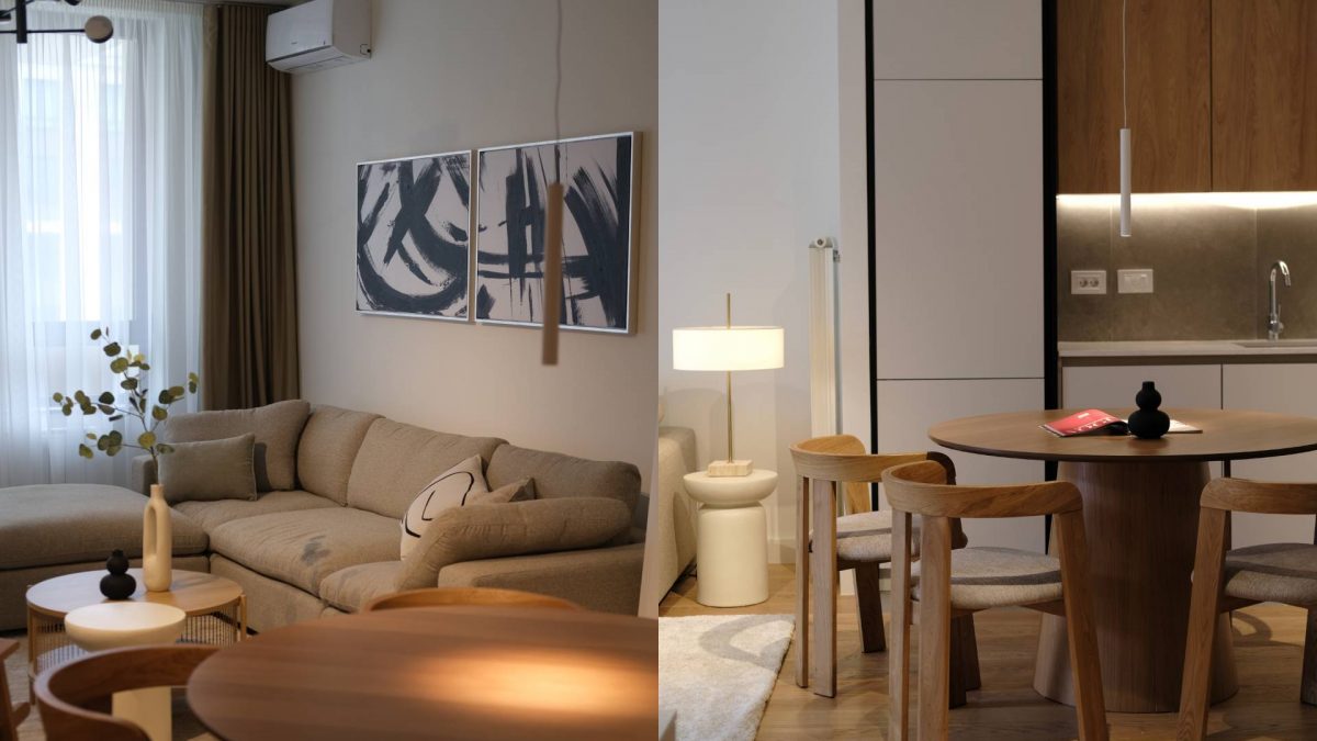 Enterijer kao utočište: Stan za izdavanje u Beogradu na vodi koji donosi mir i toplinu