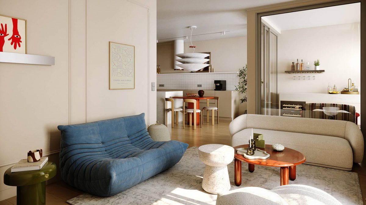 Zagrebački stan jedne studentkinje osvaja detaljima: Crveni plafon i balkon sa dva lica