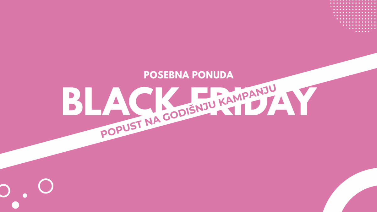 Black Friday na Dizajnu enterijera: Godišnja promotivna kampanja po sniženoj ceni
