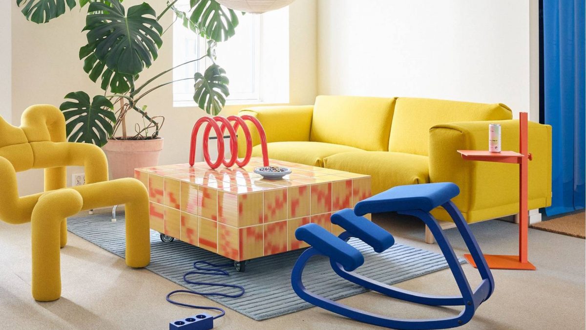 Studio za podkaste koji morate da vidite: Norveški enterijer u jarkim bojama i neobičnim detaljima