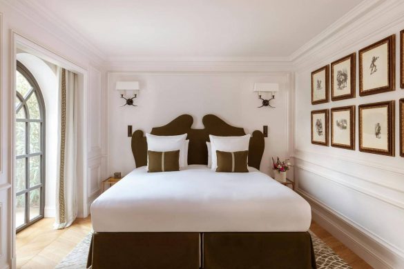 Enterijer hotelske sobe u Château de la Messardière u Saint-Tropezu