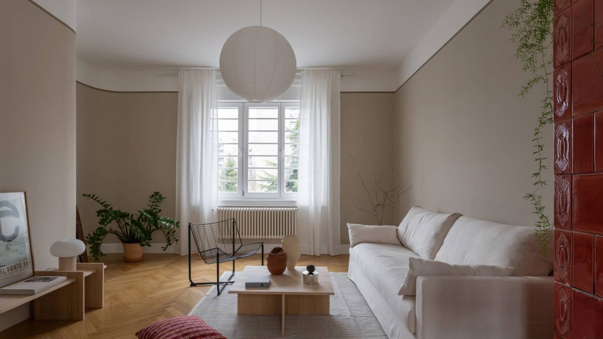 Moderan salonac u Beogradu koji zadržava originalne elemente