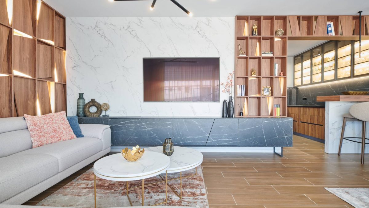 Ritam romboida: Stan u Zrenjaninu oblikovan geometrijom