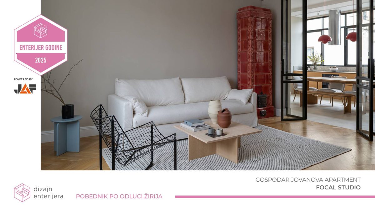 Salonski stan u Gospodar Jovanovoj je Enterijer godine po izboru žirija