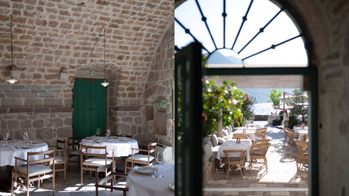 Kako je restoran u Perastu integrisan u palatu iz 17. veka