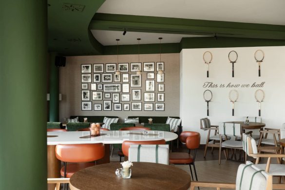 Restoranski deo kluba The Racquet Club u Beogradu