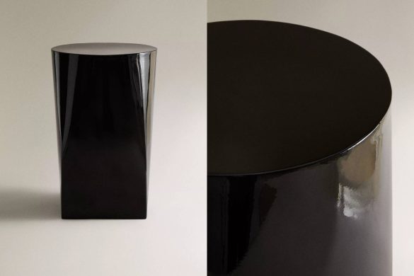 Crni Zara Home stočić od nerđajućeg čelika na sniženju