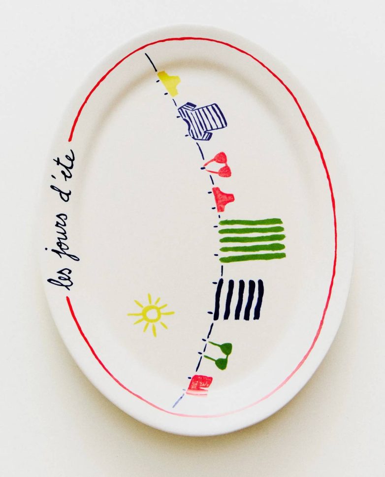 Zara Home činija za posluživanje sa letnjim motivom