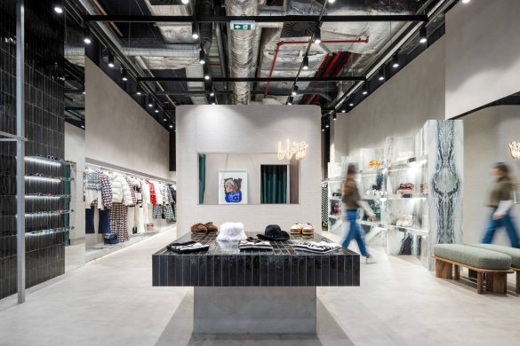 Enterijer prodavnice BLISS Multibrand u TC Galerija, Studio OBE