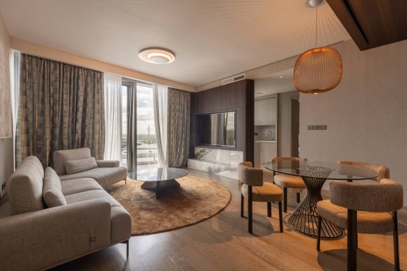 Enterijer apartmana u St. Regis rezidenciji u Beogradu, KA Studio Architecture